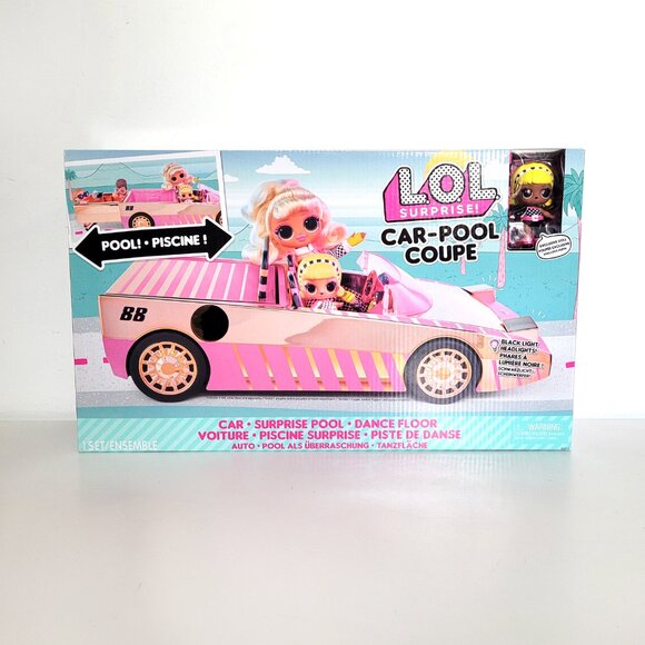 LOL Surprise OMG Car-Pool Coupe Surprise Pool with Exclusive Doll - NRFB - Picture 1 of 7